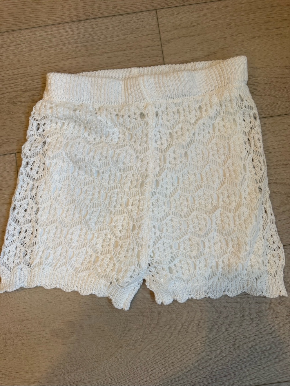 Women's Crochet Lace Skort Shorts